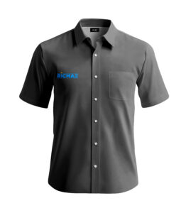 Chemise Courte Ricmae – Noir Street Clean