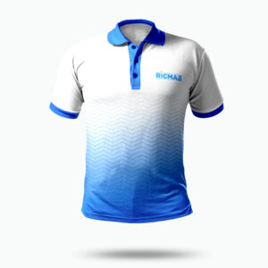 T-shirt Ricmae – Édition Bicolore Bleu & Blanc