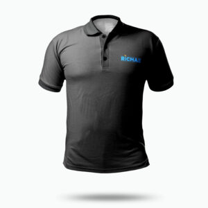T-shirt Ricmae – Noir Élégant